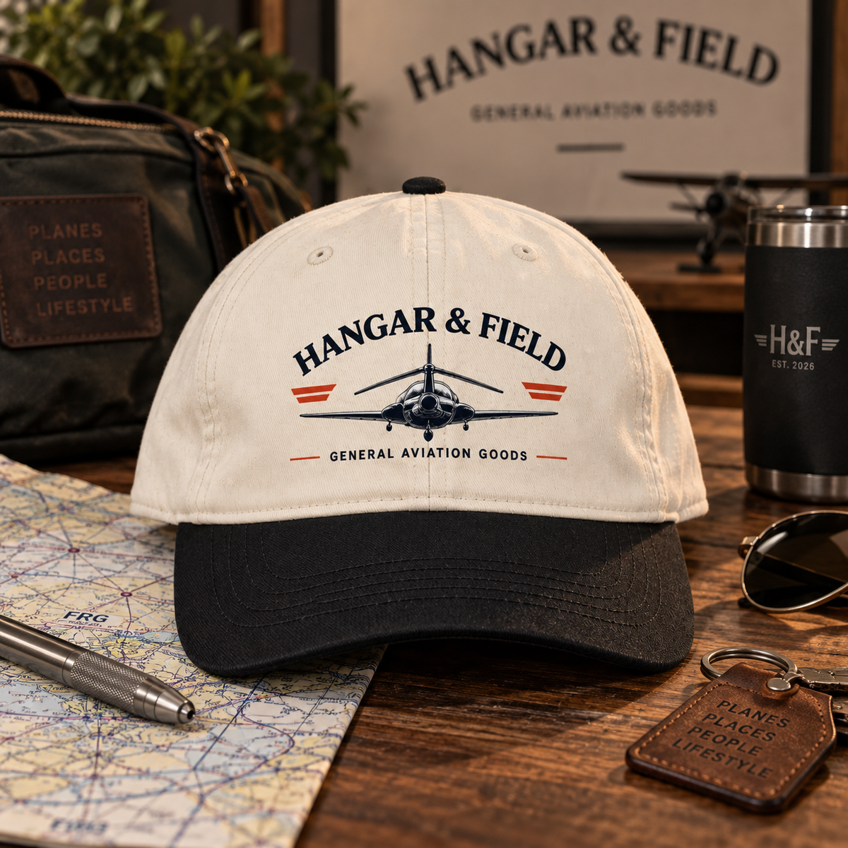 Hangar & Field Heritage Two-Tone Cap
