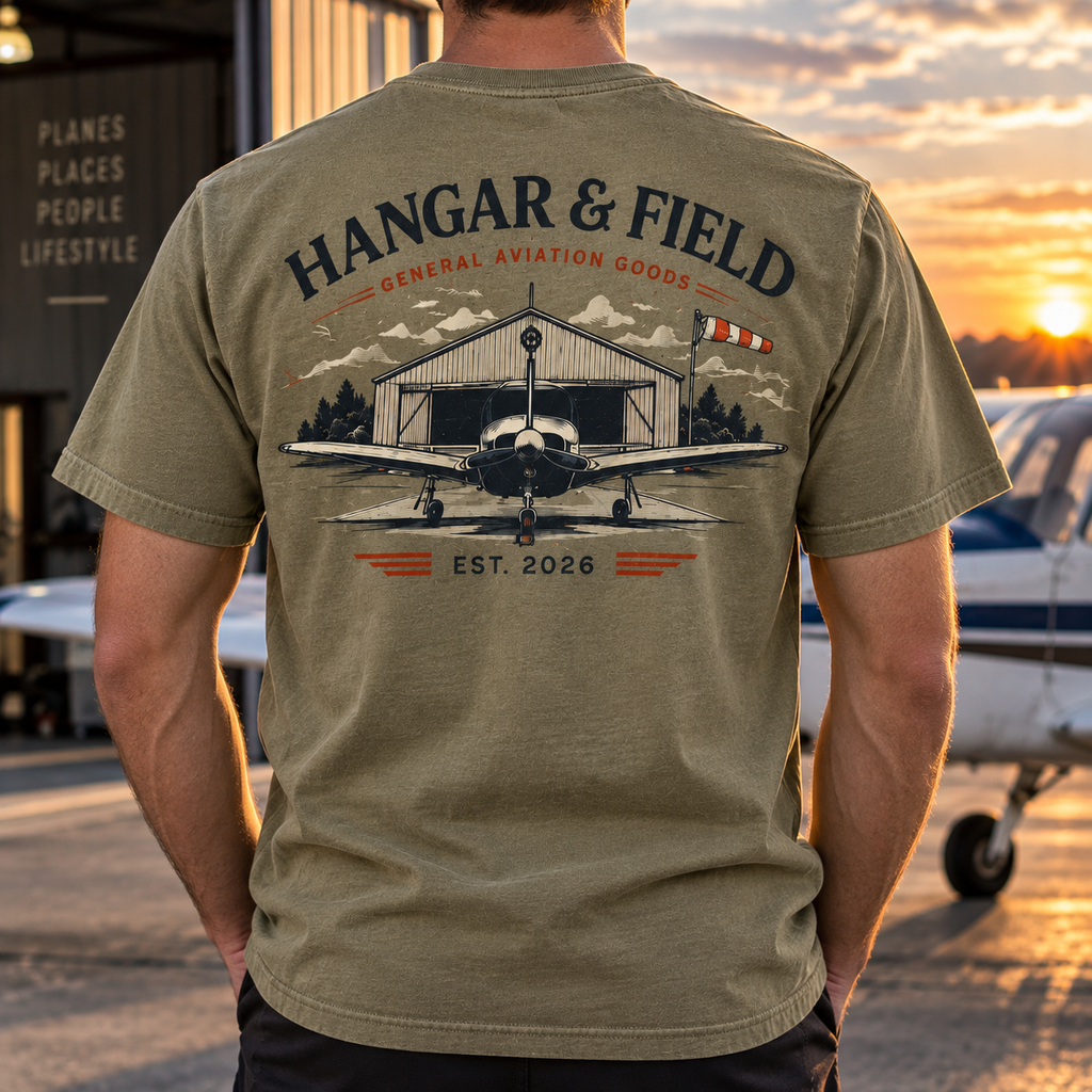 Hangar & Field Classic Aviation Tee