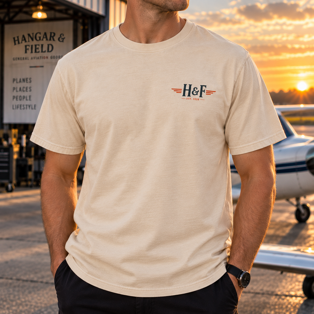 Hangar & Field Classic Aviation Tee