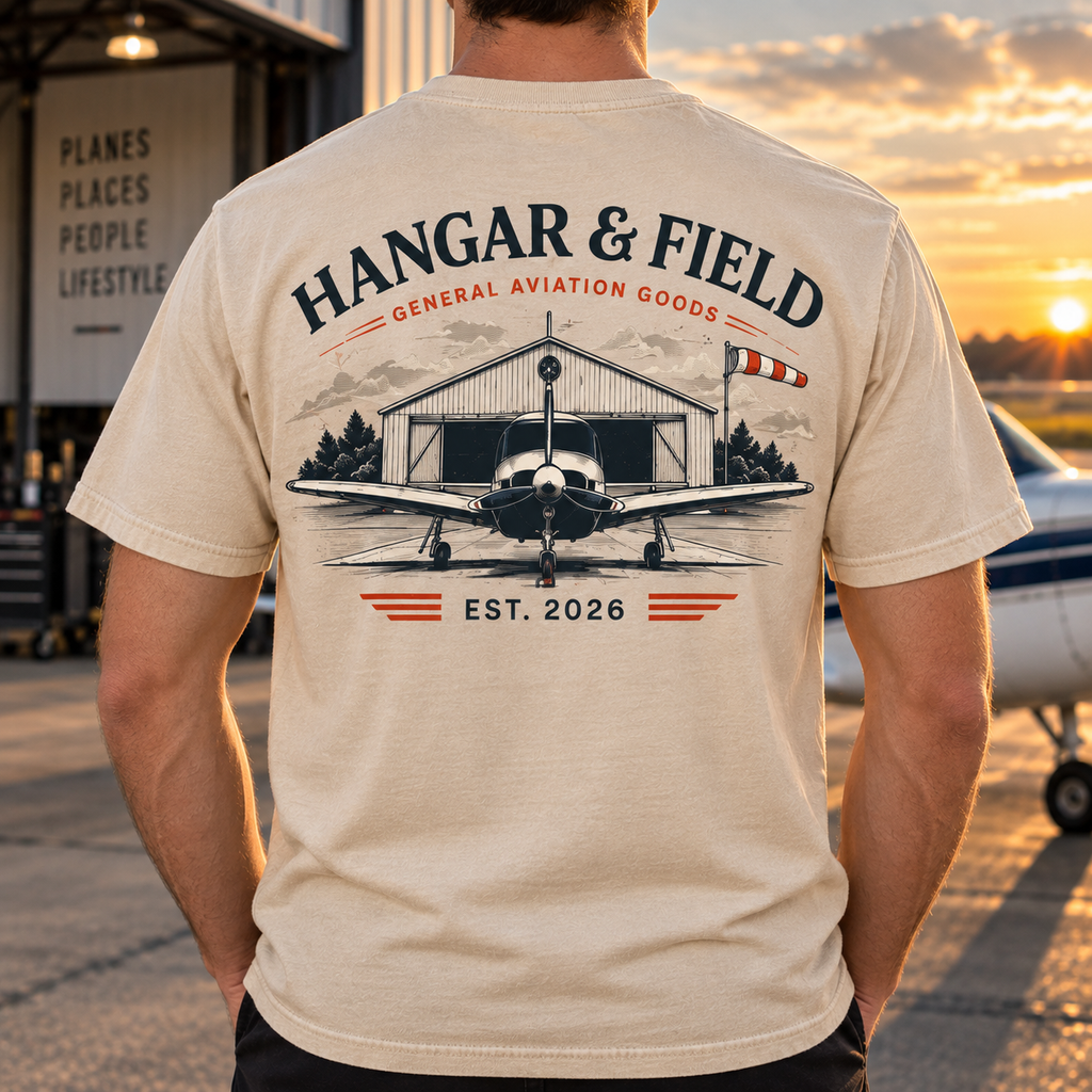 Hangar & Field Classic Aviation Tee